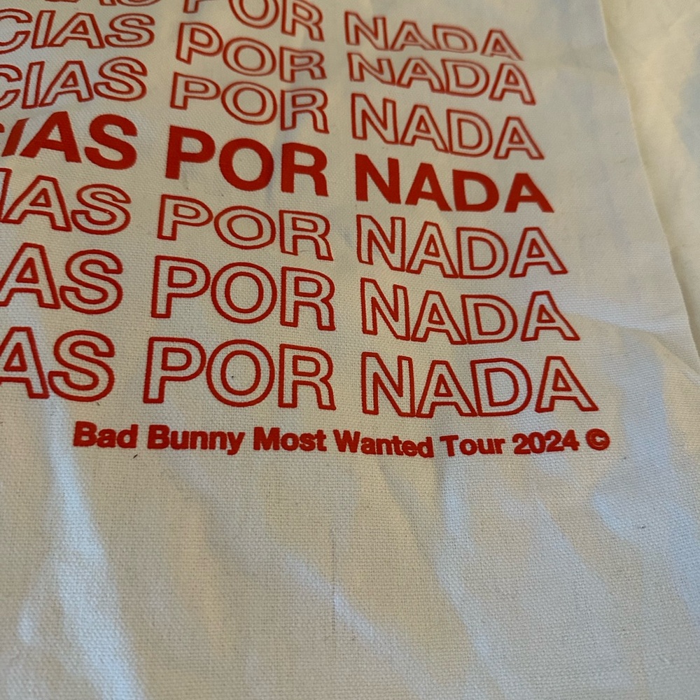 Bad Bunny Gracias Por Nada Tote Bag
